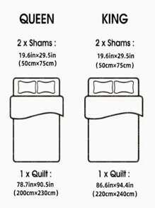 4pcs/set Northern Light Pattern Duvet Cover Set Without Filler, Modern Polyester Bedding Set For Home - Multicolor - View 2