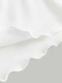 SHEIN MOD Top de tirantes con diseño cruzado - Blanco - Ver 5