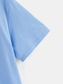 SHEIN Boys Slogan Graphic Tee & Shorts - Multicolor - View 8