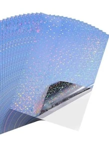 5pcs Random Pattern Laser Copy Paper - Multicolor - View 2