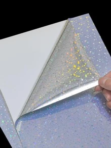 5pcs Random Pattern Laser Copy Paper - Multicolor - View 5