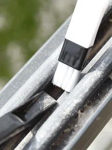 1 Bàn Chải Vệ Sinh Cửa Sổ Máy Tính Đa Năng, bàn Phím Rãnh Cửa Sổ Bụi Xẻng Bụi Xẻng Cửa Sổ Theo Dõi Bụi - màu đen - Xem 4