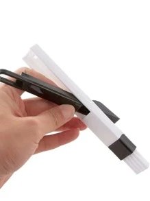 1 Bàn Chải Vệ Sinh Cửa Sổ Máy Tính Đa Năng, bàn Phím Rãnh Cửa Sổ Bụi Xẻng Bụi Xẻng Cửa Sổ Theo Dõi Bụi - màu đen - Xem 5