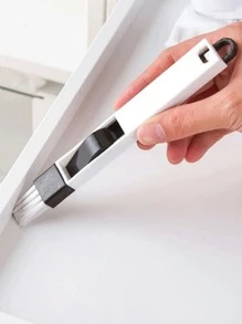 1 Bàn Chải Vệ Sinh Cửa Sổ Máy Tính Đa Năng, bàn Phím Rãnh Cửa Sổ Bụi Xẻng Bụi Xẻng Cửa Sổ Theo Dõi Bụi - màu đen - Xem 6