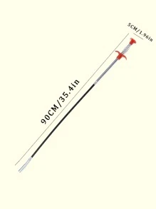 1pc Stainless Steel Sewer Dredging Tool - Multicolor - View 2