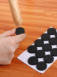 30 miếng dán chân bàn tròn - màu đen - Xem 1