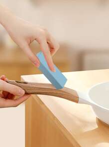 1pc Solid Cleaning Eraser - Blue - View 4