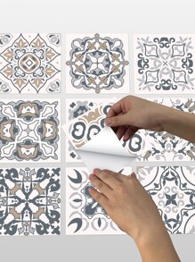 10 pièces Stickers géométriques pour cuisine, stickers, décalcomanies murales, décalcomanies en vinyle pour la décoration de la maison, articles de décoration printanière pour rafraîchir votre maison, stickers de décoration de fête, cadeaux d'anniversaire et de remise des diplômes