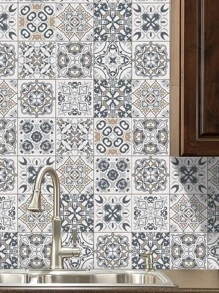 10 pièces Stickers géométriques pour cuisine, stickers, décalcomanies murales, décalcomanies en vinyle pour la décoration de la maison, articles de décoration printanière pour rafraîchir votre maison, stickers de décoration de fête, cadeaux d'anniversaire et de remise des diplômes