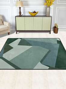 1pc Geometric Pattern Rug - Multicolor - View 4