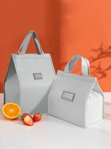 1 pieza Bolsa térmica portátil - Gris - Ver 1