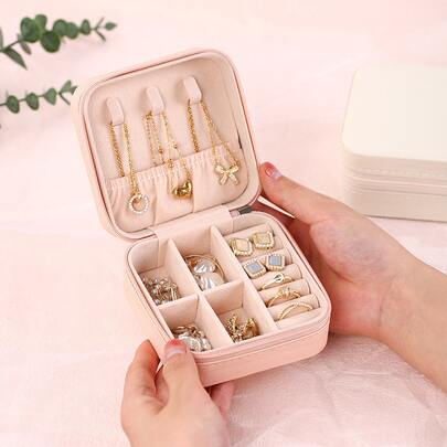 1pc Multi-grid Jewelry Storage Box