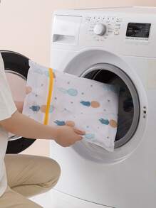 1pc Pineapple Pattern Laundry Bag - Multicolor - View 1