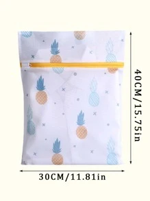 1pc Pineapple Pattern Laundry Bag - Multicolor - View 2