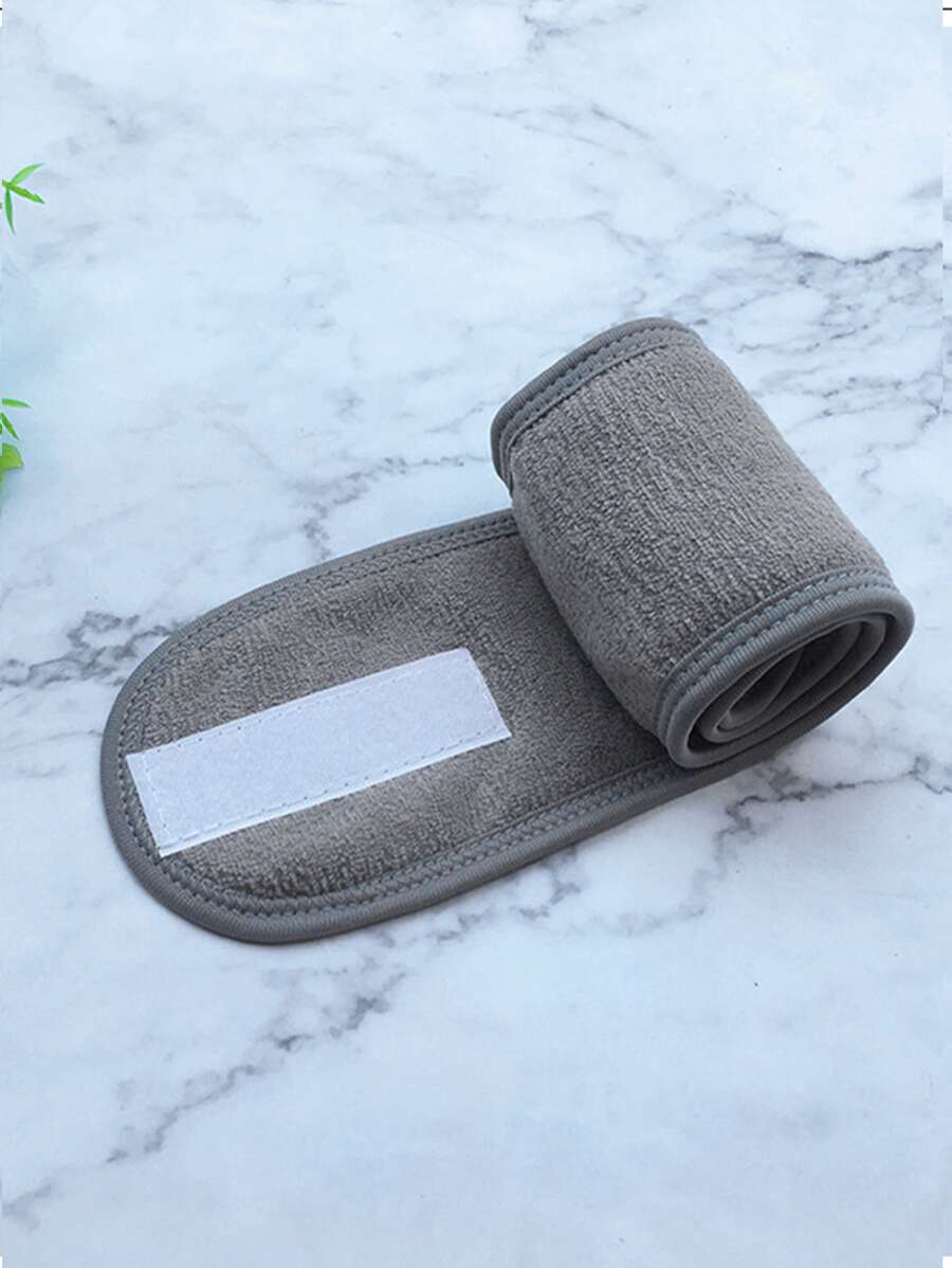 1 băng đô tắm màu trơn - Xám - Xem 1