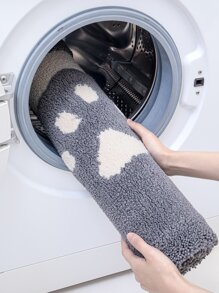 1 pieza Alfombra de baño con estampado de dibujos animados