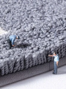 1 pieza Alfombra de baño con estampado de dibujos animados