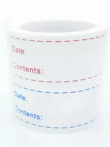 1 Rolle Etikettenaufkleber Zufällige Farbe - Verschiedenfarbig - Übersicht 1