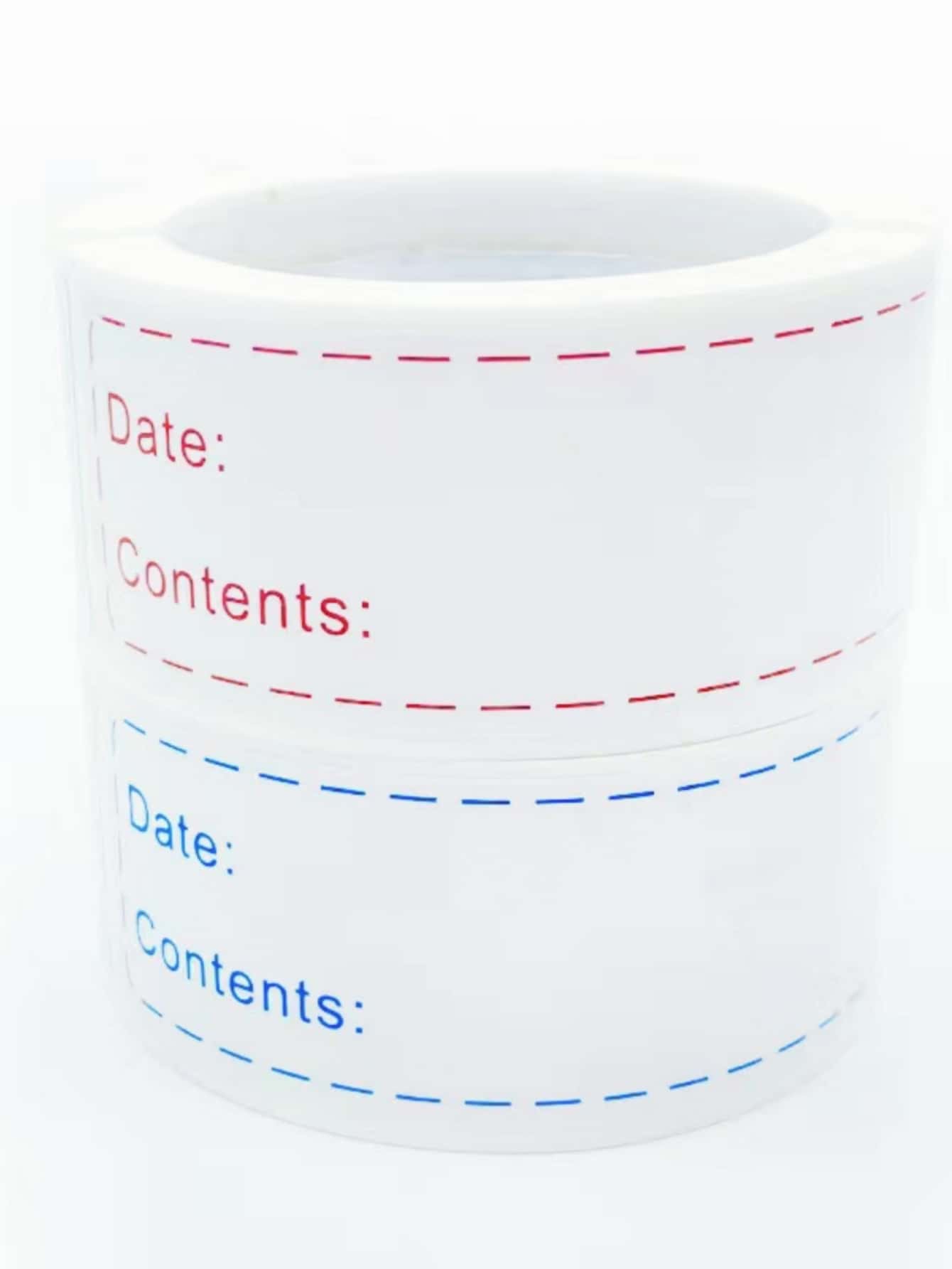 1roll Random Color Label Sticker - Multicolor - View 1