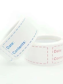 1 Rolle Etikettenaufkleber Zufällige Farbe - Verschiedenfarbig - Übersicht 3