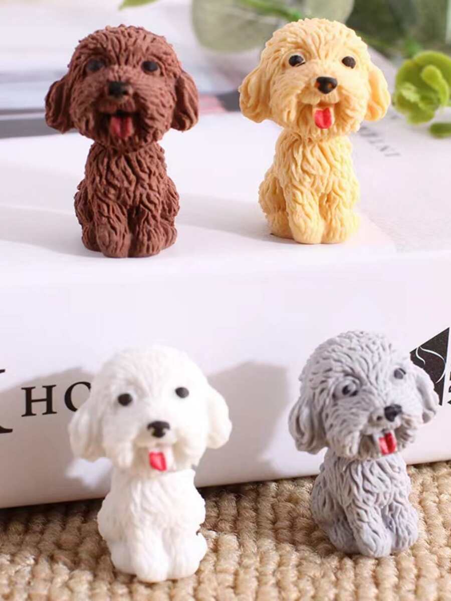 1入組狗狗形狀隨機橡皮