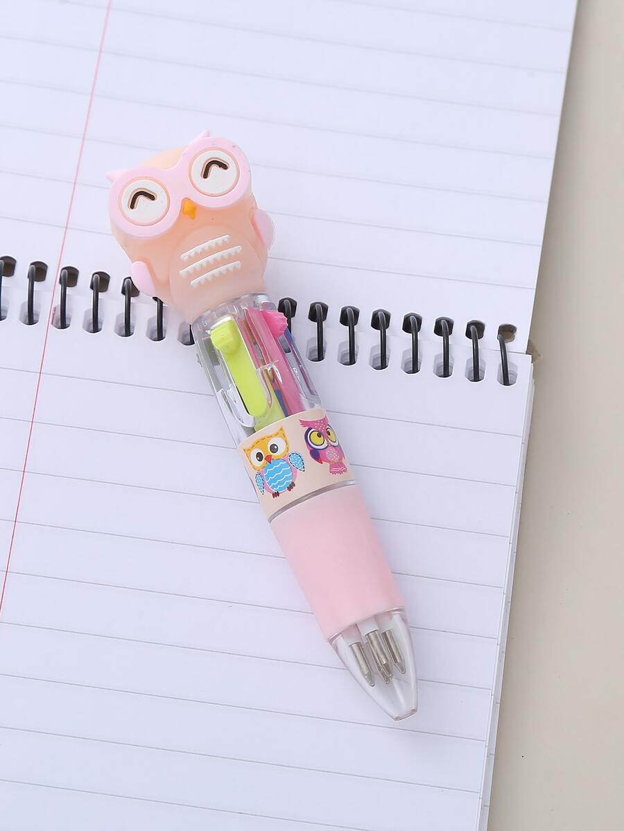 1 pieza Bolígrafo con estampado de dibujos animados - Multicolor - Ver 1