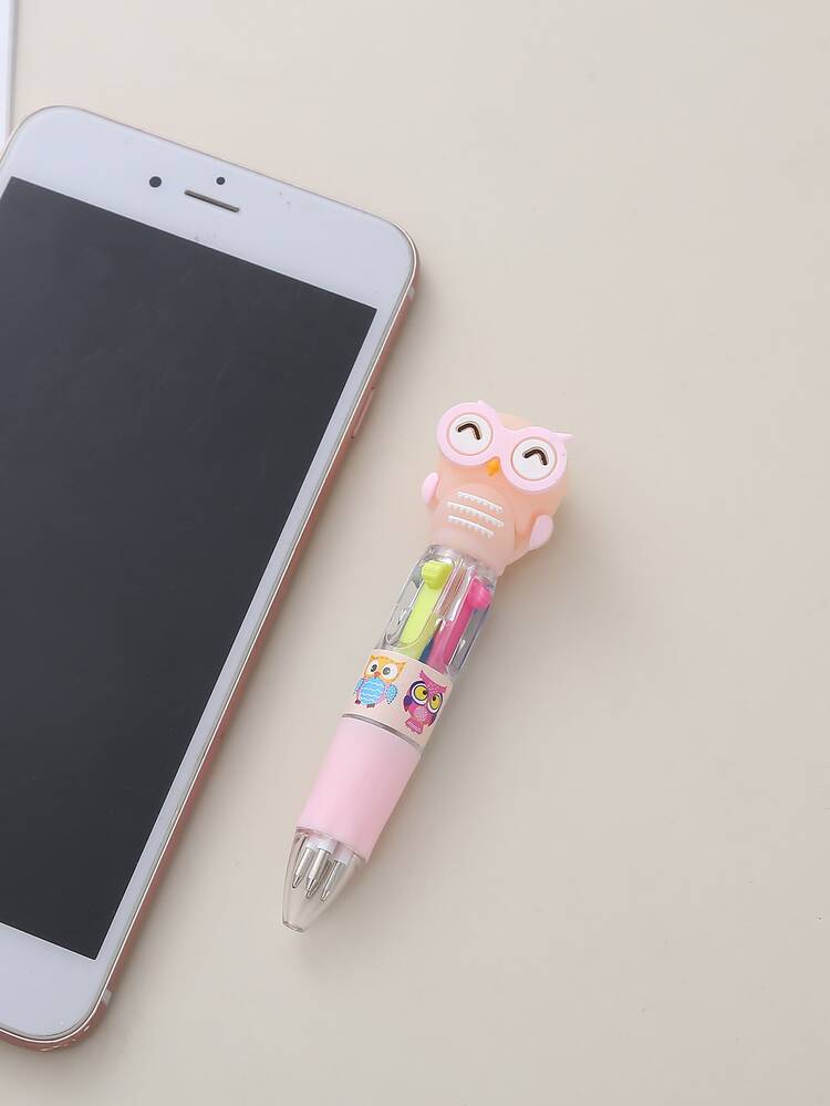 1pc Cartoon Graphic Ballpoint Pen - Multicolor - View 4