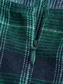 SHEIN MOD Plaid Bustier Cami Dress - Multicolor - View 3