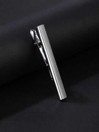 Fashionable and Popular Men Textured Tie Clip Copper for Jewelry Gift and for a Stylish Look