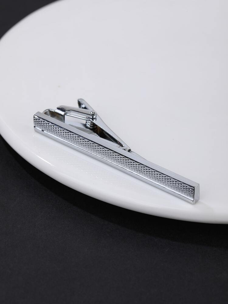 Fashionable and Popular Men Textured Tie Clip Copper for Jewelry Gift and for a Stylish Look