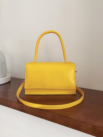 迷你極簡風格翻蓋方包