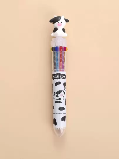 1入組奶牛設計圓珠筆