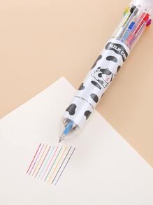 1入組奶牛設計圓珠筆 - 黑與白 - 查看 3