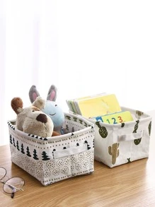 1 cái Giỏ đựng hoa văn ngẫu nhiên - Nhiều màu - Xem 1