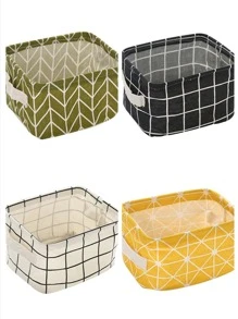 1 cái Giỏ đựng hoa văn ngẫu nhiên - Nhiều màu - Xem 3