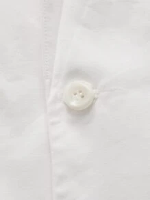 Manfinity NXTstreet Men Cotton Single Breasted Blazer & Trousers Set - White - View 8