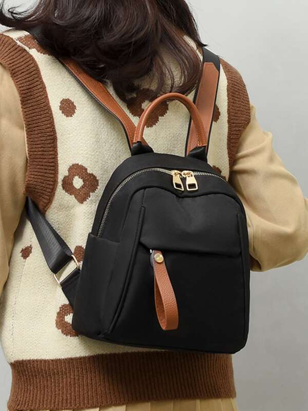 Mini Minimalist Functional Backpack SHEIN USA