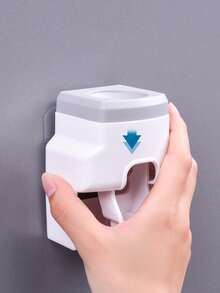 1 pieza Soporte para cepillo de dientes montado en la pared - Multicolor - Ver 3