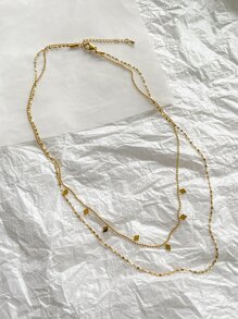 DAZY 幾何吊墜多層次項鍊