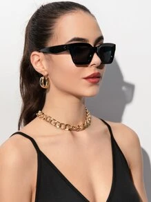 Kính râm gọng vuông Phụ kiện du lịch hoàn hảo cho phụ nữ Kính râm Kính râm bãi biển Phụ kiện bãi biển cho phụ nữ Kính râm Kính râm Kính râm thời trang Trang phục thanh lịch Gia đình đi chơi Du lịch Kỳ nghỉ Kỳ nghỉ cho kỳ nghỉ hè Bãi biển, Ngoài trời, Du lịch - màu đen - Xem 1