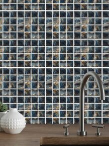 6pcs Marble Pattern Kitchen Sticker - Multicolor - View 2