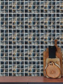 6pcs Marble Pattern Kitchen Sticker - Multicolor - View 4