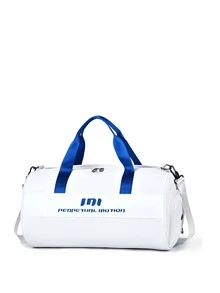 Bolso de lona con estampado de letra - Blanco - Ver 5