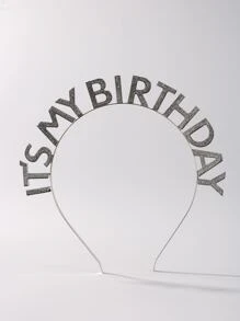 Băng đô trang trí tiệc 1 cái - Bạc - Xem 1