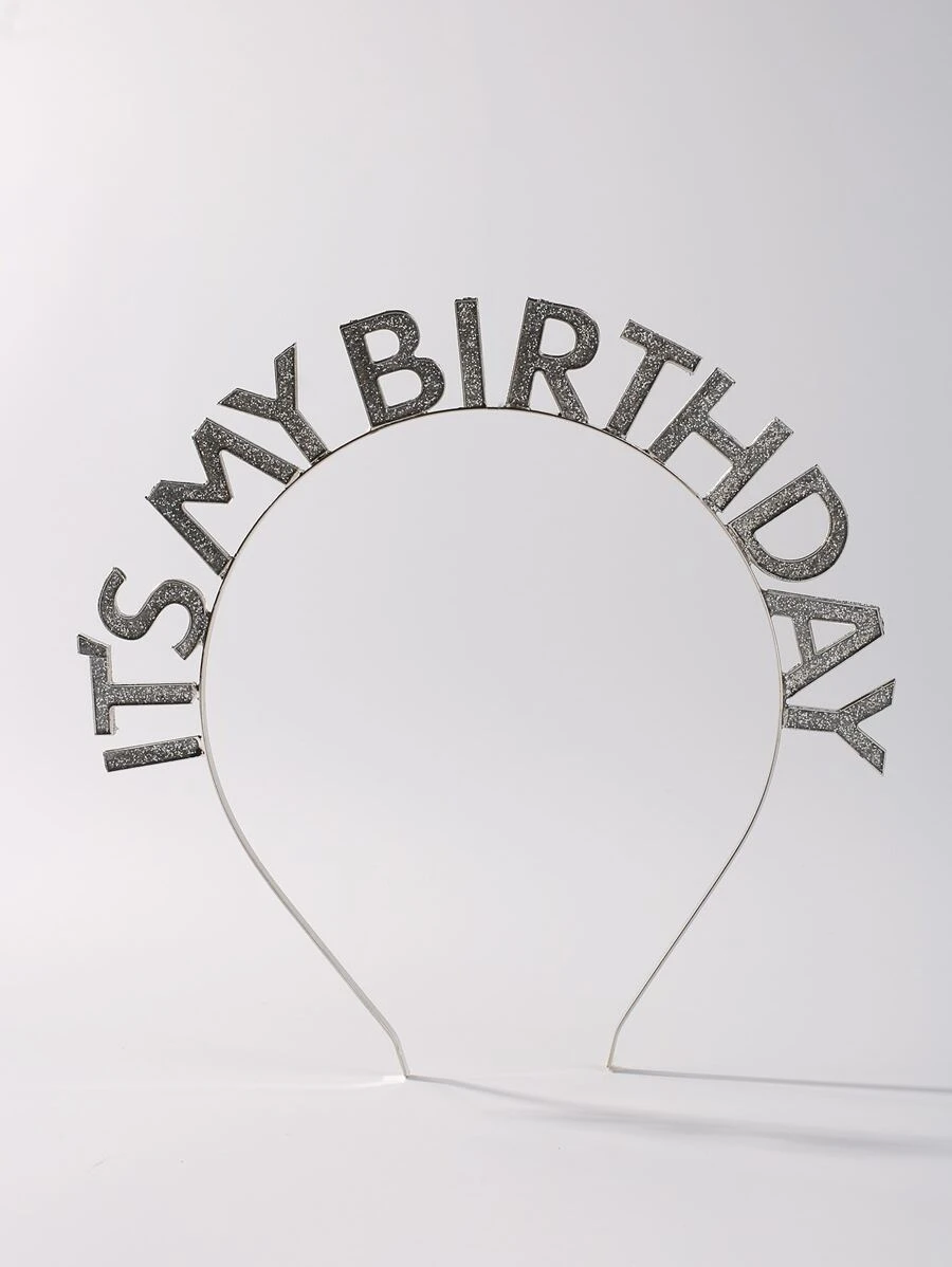 Băng đô trang trí tiệc 1 cái - Bạc - Xem 1