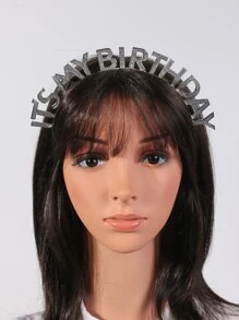 Băng đô trang trí tiệc 1 cái - Bạc - Xem 4