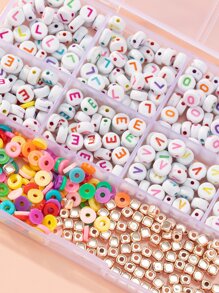 1 boîte Accessoire de bijoux DIY perle - Multicolore - Voir 2