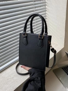 迷你方包 - 黑色 - 查看 1