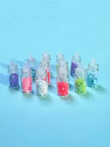 12 mặt dây chuyền tự làm chai ngẫu nhiên - Nhiều màu - Xem 1