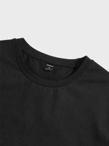 Manfinity Men Cartoon Bear Print Tee - Black - View 4